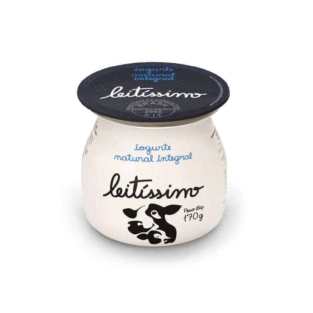 Iogurte Natural Leitíssimo Integral 170g